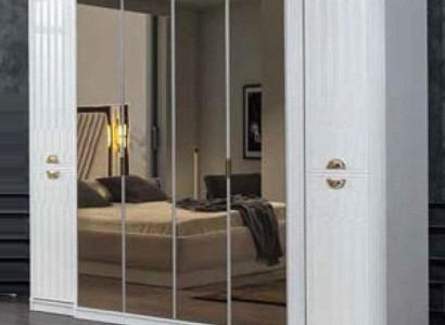 Wardrobe Mirror Wooden Furniture Cabinets Italy for Bedroom